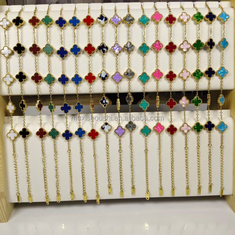 Stainless Steel Bracelet Electroplated with 18k Gold